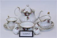 Lot 2060 - Royal Albert Celebration pattern tea and...