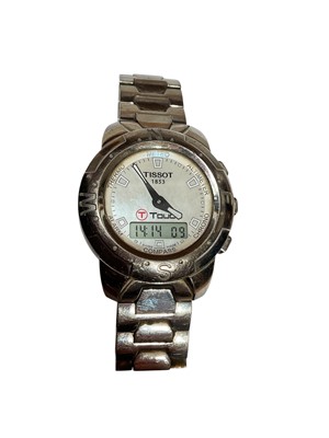 Lot 80 - Tissot T-Touch stainless steel quartz wristwatch. Boxed with booklets