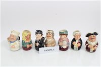 Lot 2078 - Twenty-five Royal Doulton Doultonville jugs -...