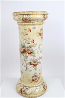 Lot 2080 - Pair of Edwardian jardinière stands with...
