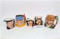 Lot 2074 - Twenty-one Royal Doulton character jugs -...