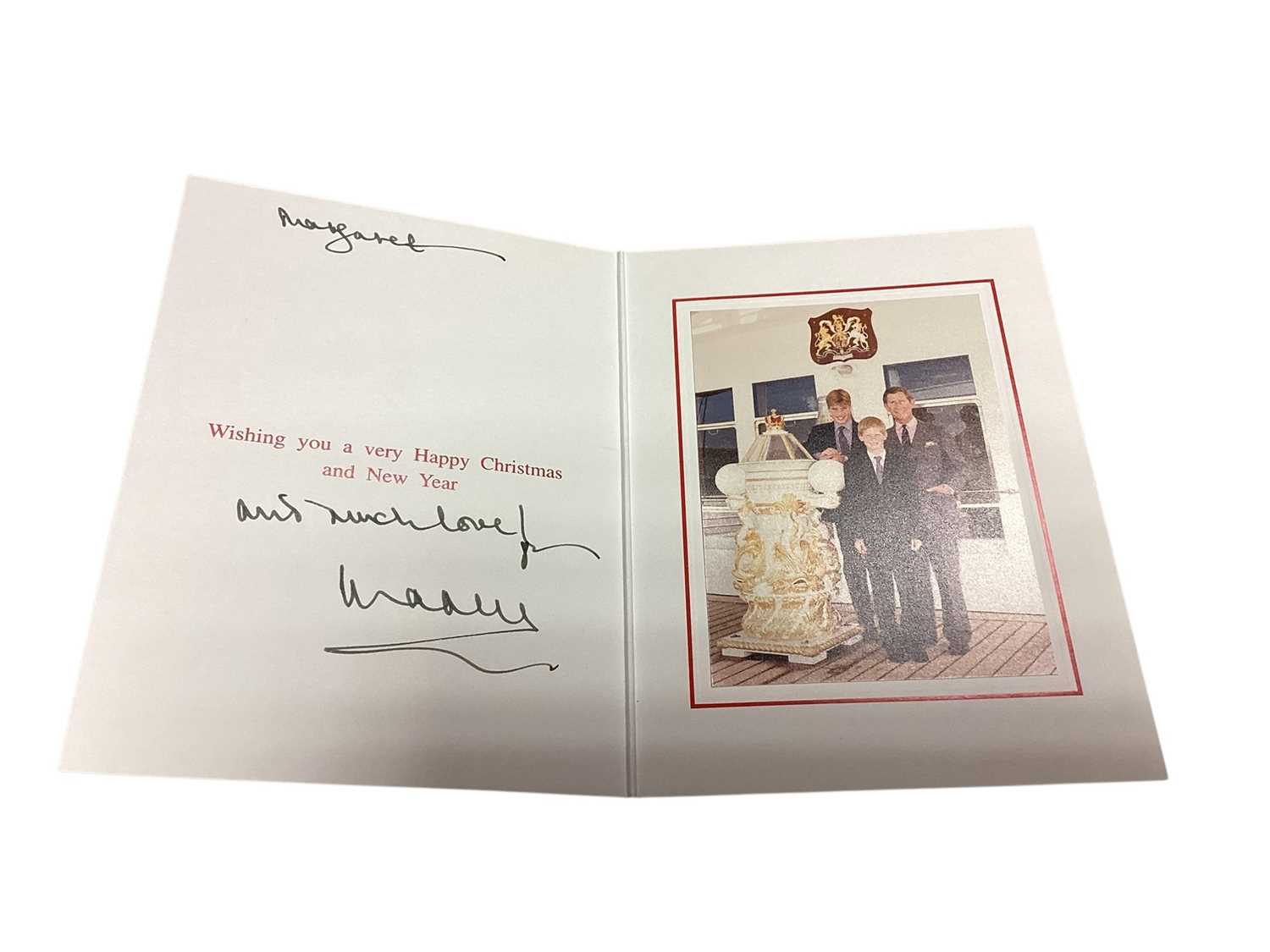 Lot 22 - H.R.H. Prince Charles Prince of Wales (now H.M. King Charles III) signed and inscribed