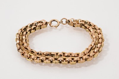 Lot 443 - Victorian gold bracelet