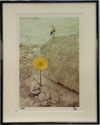 Lot 281 - Roy's People (contemporary), limited edition print (11/30), 'Miracle', signed 'Roy', 37cm x 25cm, framed and glazed