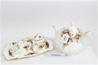 Lot 2201 - Royal Albert Old Country Roses tea set and...