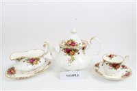 Lot 2089 - Royal Albert Old Country Roses tea and dinner...