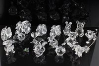 Lot 2094 - Group of Swarovski crystal animal ornaments -...