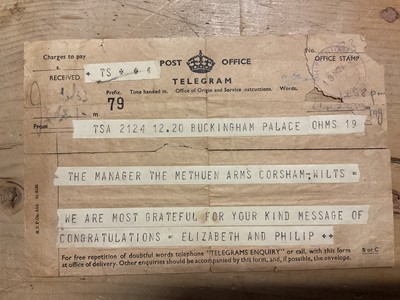 Lot 82 - H.R.H. Prince Philip The Duke of Edinburgh, collection of early ephemera