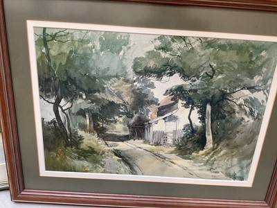 Lot 5041 - Group of pictures and prints, including a pair of prints by Donald Maxwell, watercolours of local interest, etc