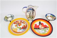 Lot 2117 - Selection of Wedgwood Clarice Cliff items -...