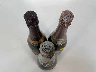 Lot 11 - Three bottles of champagne, Veuve Clicquot
