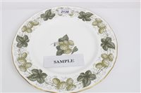 Lot 2138 - Royal Worcester 'The Worcester Hop' part...