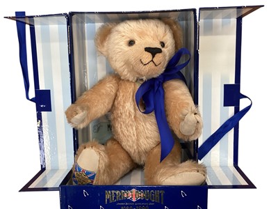 Lot 2064 - Merrythought bears Diamond Jubilee, Master Mischief both boxed plus one other with certificate