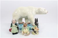 Lot 2154 - Beswick model of a polar bear, Royal Doulton...