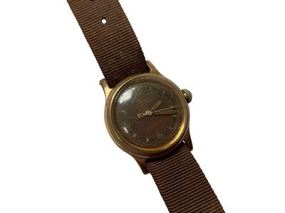 Lot 48 - WWII Mido Multifort military wristwatch