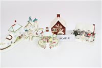 Lot 2164 - Ten Coalport Cottages - Tyrolean Castle, The...