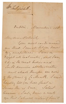 Lot 1251 - Anthony Trollope letter