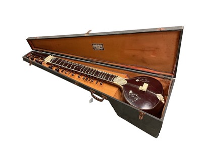 Lot 2235 - Indian sitar by Rikhi Ram
