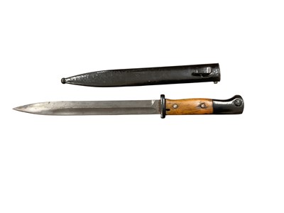 Lot 964 - Nazi K98 bayonet with scabbard