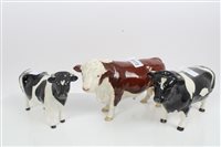 Lot 2173 - Two Beswick Friesian Cattle - Champion...