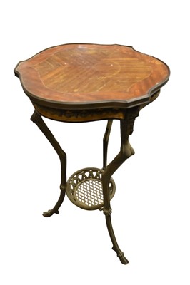 Lot 1325 - French Empire style side table