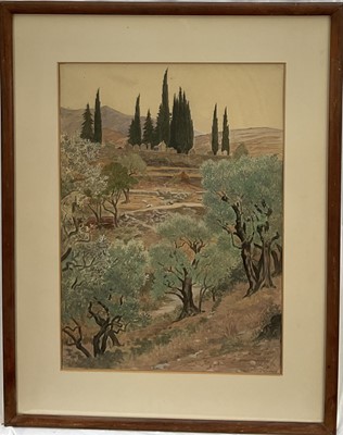 Lot 210 - Jean Charles Duval (1880-1963), watercolour