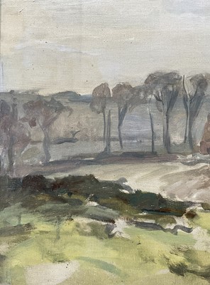 Lot 1090 - Harry Becker (1865-1928) oil on canvas - Blythe Valley Landscape with Farm Buildings