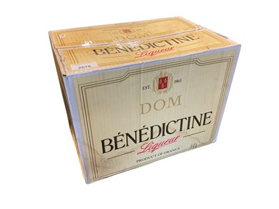 Lot 2676 - Benedictine liqueur - six 500ml bottles in case