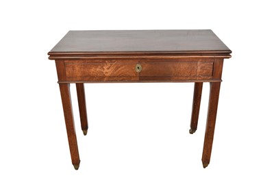 Lot 1220 - George III mahogany tea table