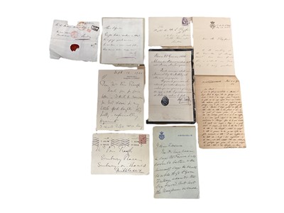 Lot 60 - A group of 19th century Royal handwritten letters including Prince Christian of Schleswig Holstein (husband of Princess Helena) handwritten letter dated 1883 to The Rt. Hon. Lyon Playfair M.P....