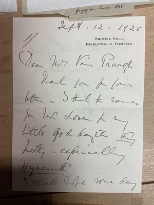 Lot 60 - A group of 19th century Royal handwritten letters including Prince Christian of Schleswig Holstein (husband of Princess Helena) handwritten letter dated 1883 to The Rt. Hon. Lyon Playfair M.P....