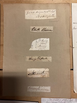 Lot 61 - British Statesmen, military figures and aristocracy, group of 18th and 19th century correspondence including The Duchess of Wellington signed letter, Earl of Shaftesbury, Lord Paget, Duke of Dev...