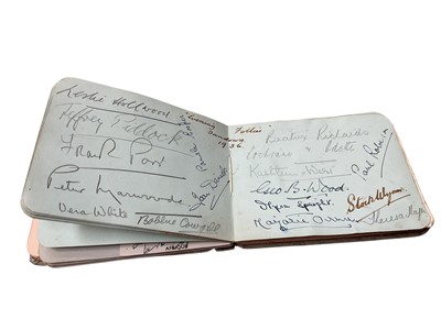 Lot 5022 - 1930s-1940s autograph album