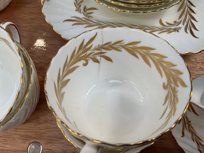 Lot 5010 - Minton Golden Symphony tea set, together with Wedgwood Colonnade pattern tea and dinner wares
