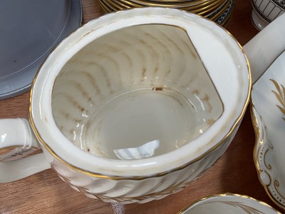 Lot 5010 - Minton Golden Symphony tea set, together with Wedgwood Colonnade pattern tea and dinner wares