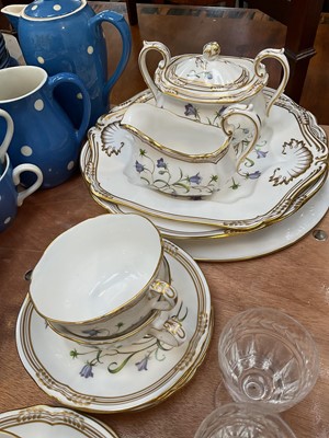 Lot 5012 - Spode Campanula pattern part tea set