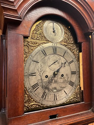 Lot 813 - George III eight day longcase clock by Thomas Moore, Ipswich