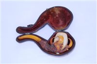 Lot 4024 - Finely Carsved and stained late 19th century...