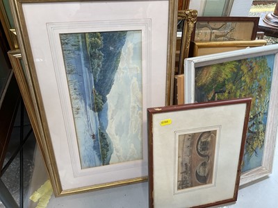 Lot 5029 - Large collection of pictures, including watercolours and prints, antique and modern