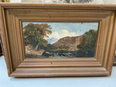 Lot 5034 - Group of antique and later pictures and prints, including oils and watercolours