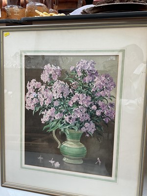 Lot 5037 - Group of mostly modern watercolours and other pictures, including a still life by Wilfred Fryer