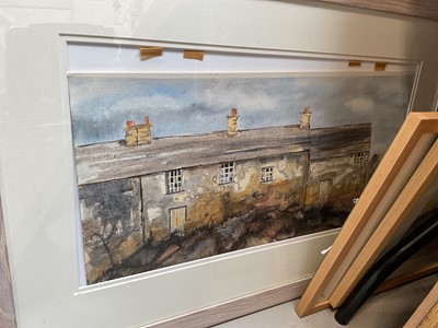 Lot 5037 - Group of mostly modern watercolours and other pictures, including a still life by Wilfred Fryer