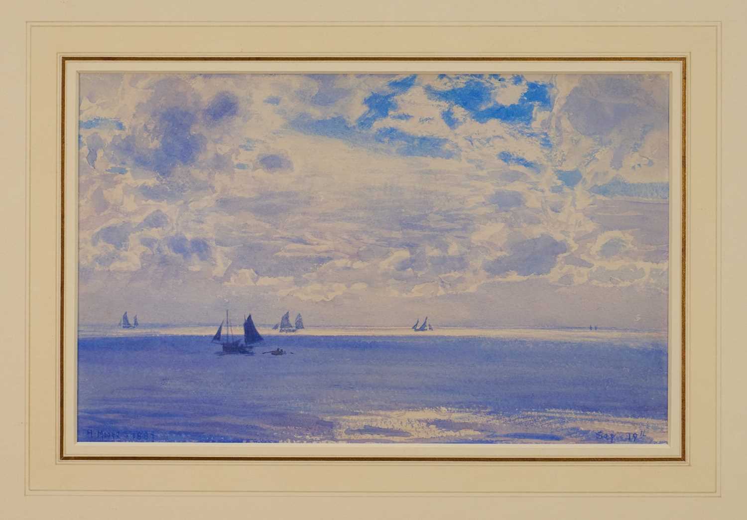 Lot 1094 - Henry Moore (1831-1895) watercolour -