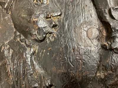 Lot 1512 - Henry VIII period carved oak Romayne type panel depicting a profile of a figure, circa 1530, probably Devonshire Provenance: Hatherleigh Antiques, Devon, 7th April, 2001