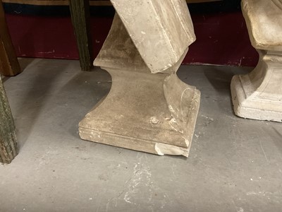 Lot 1517 - Classical plaster bust of a Roman character, 64cm high