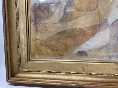 Lot 1538 - Chantal Quenneville, first half 20th century, oil on canvas - portrait of a seated girl, Poppet John, daughter of Augustus John, in gilt framed oval foot