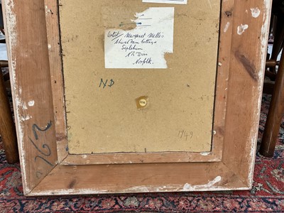 Lot 1541 - *Margaret Mellis (1914-2009) oil on board - Still Life Anemones, signed, in painted frame Provenance: The Simon Carter Gallery, Woodbridge, 17th September 1988