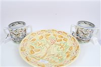 Lot 2214 - Two Burleigh Ironstone two-handled loving cups...