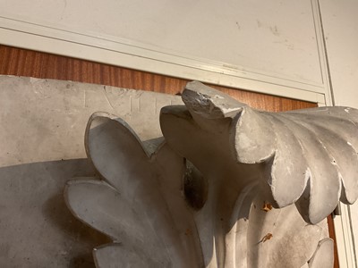 Lot 1861 - Decorative composite acanthus panel, 62cm x 67cm