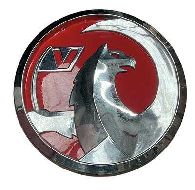 Lot 31 - Contemporary Vauxhall illuminated dealership sign, 72cm in diameter